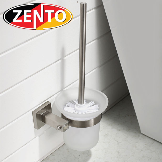 Bộ chổi cọ kệ đỡ toilet inox304 Zento HC1271